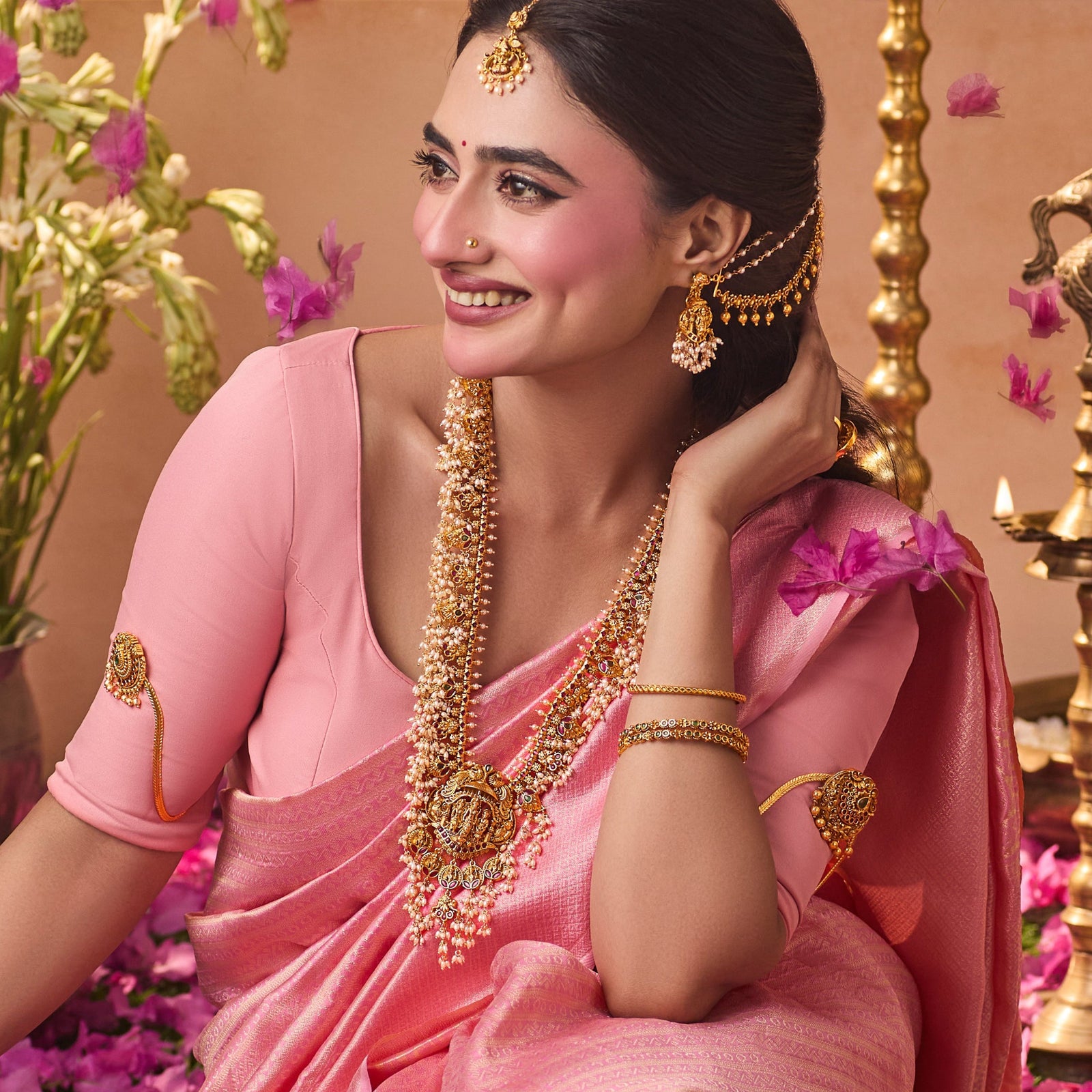 Siya Ram Antique Necklace Set