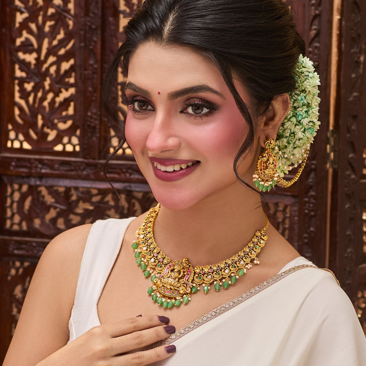 Rithmika Antique Long Necklace Set