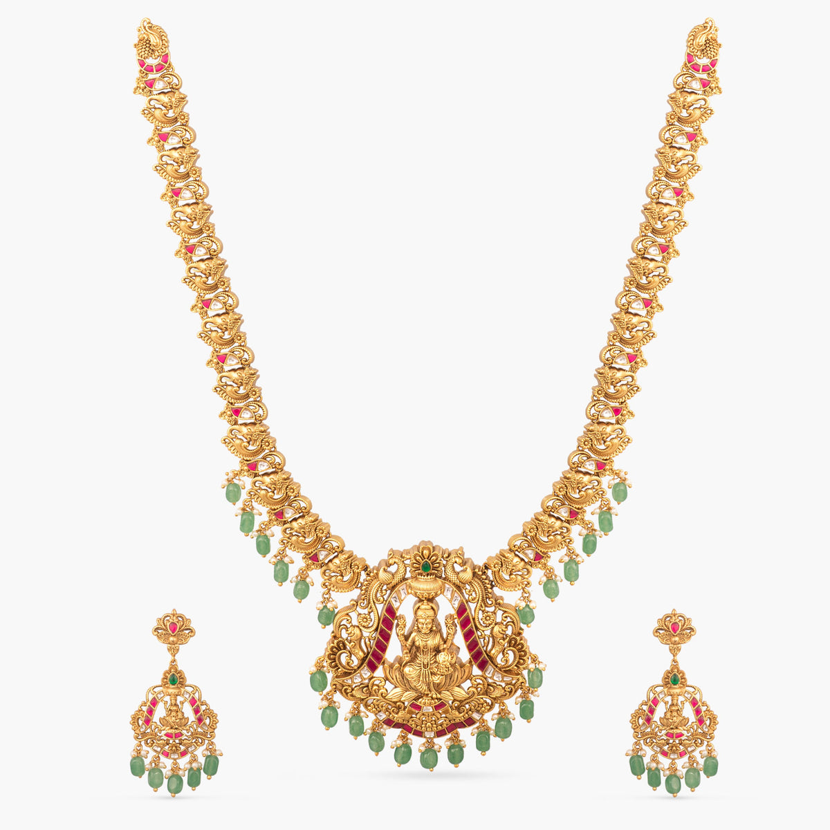 Rithmika Antique Long Necklace Set