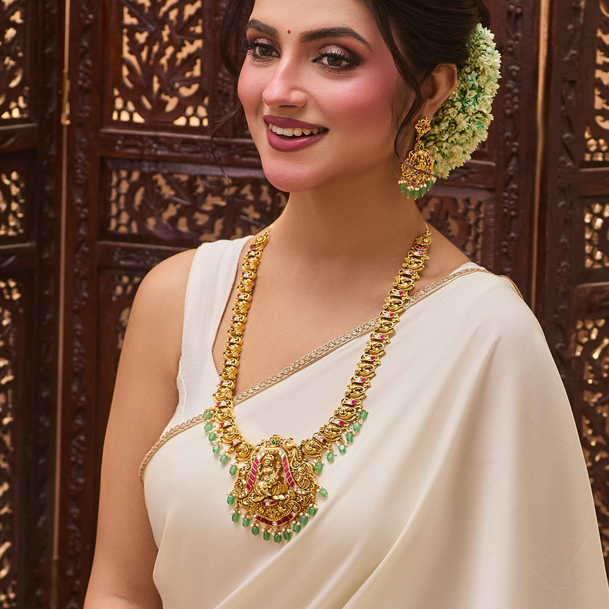 Rithmika Antique Long Necklace Set
