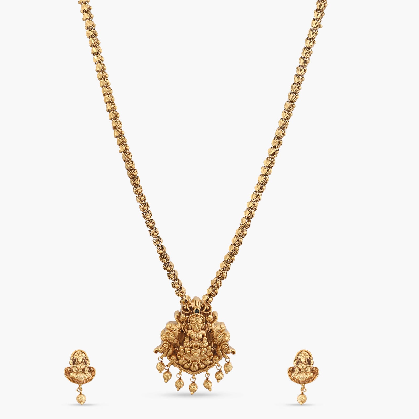 Shivangi Antique Pendant Set 