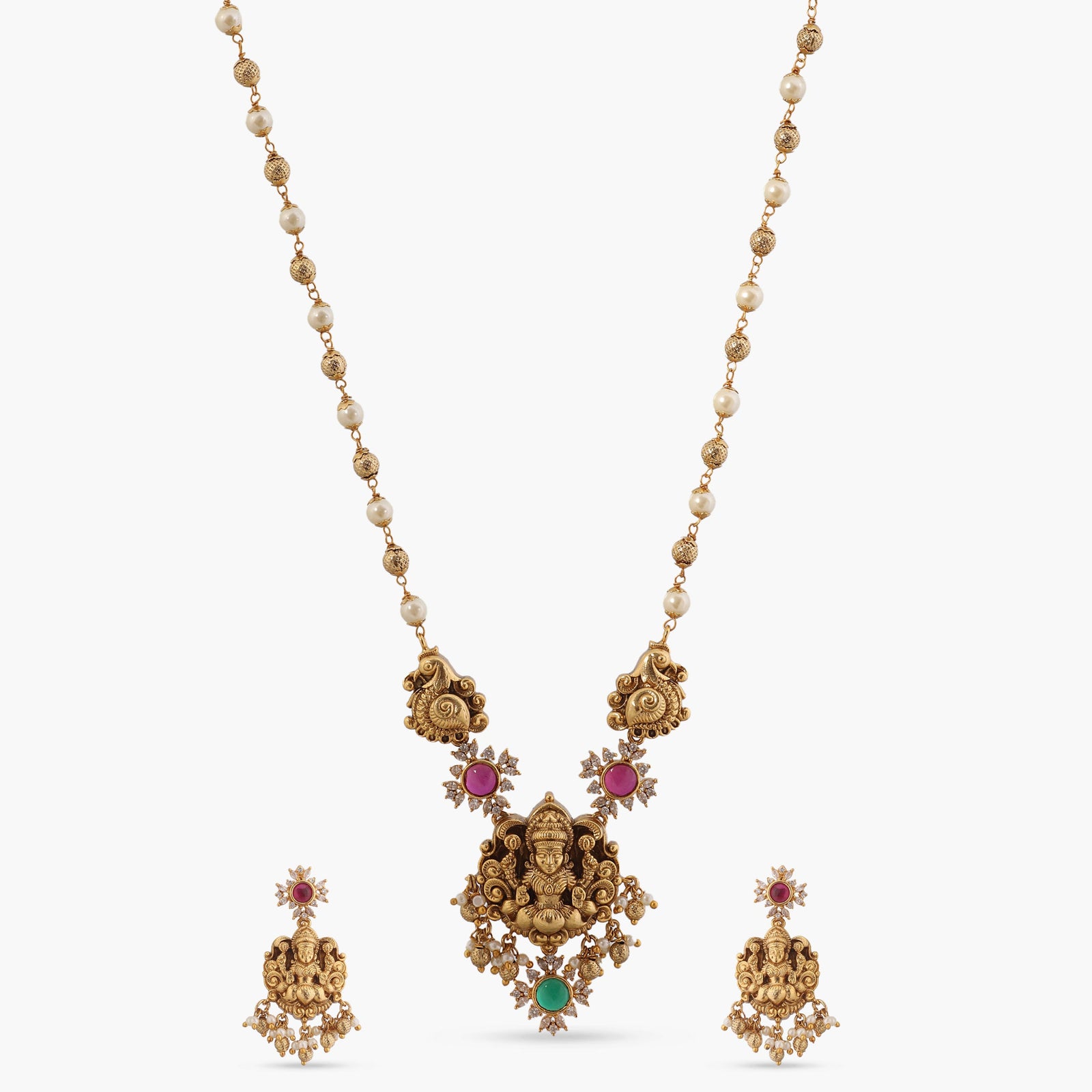 Satakshi Antique Pendant Set