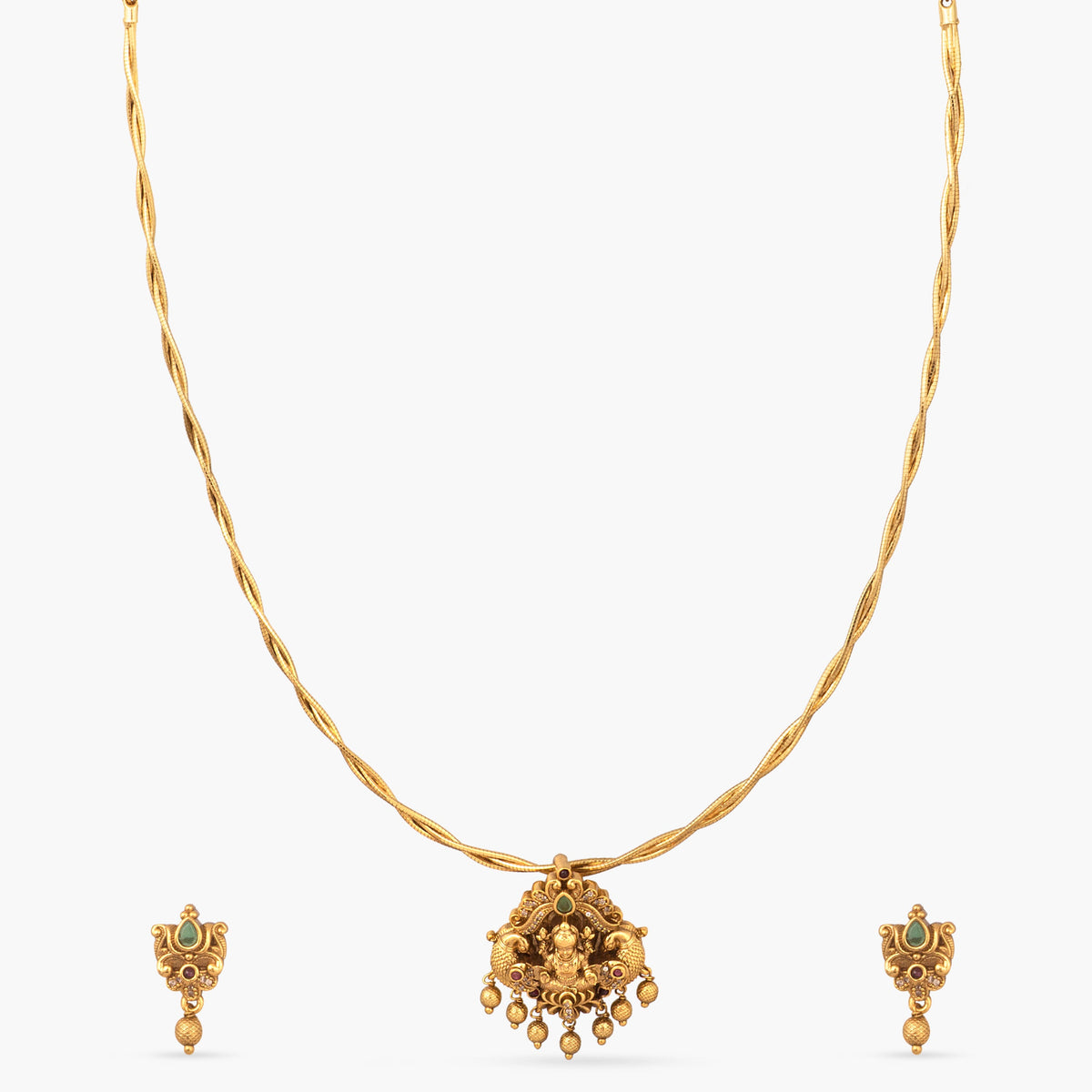 Ishita  Antique Pendant Set