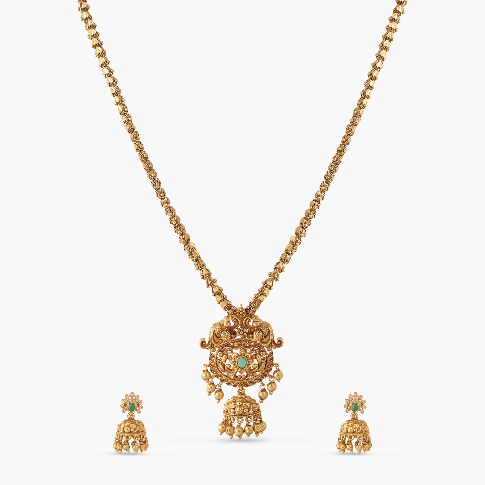 Eshanika Antique Pendant Set