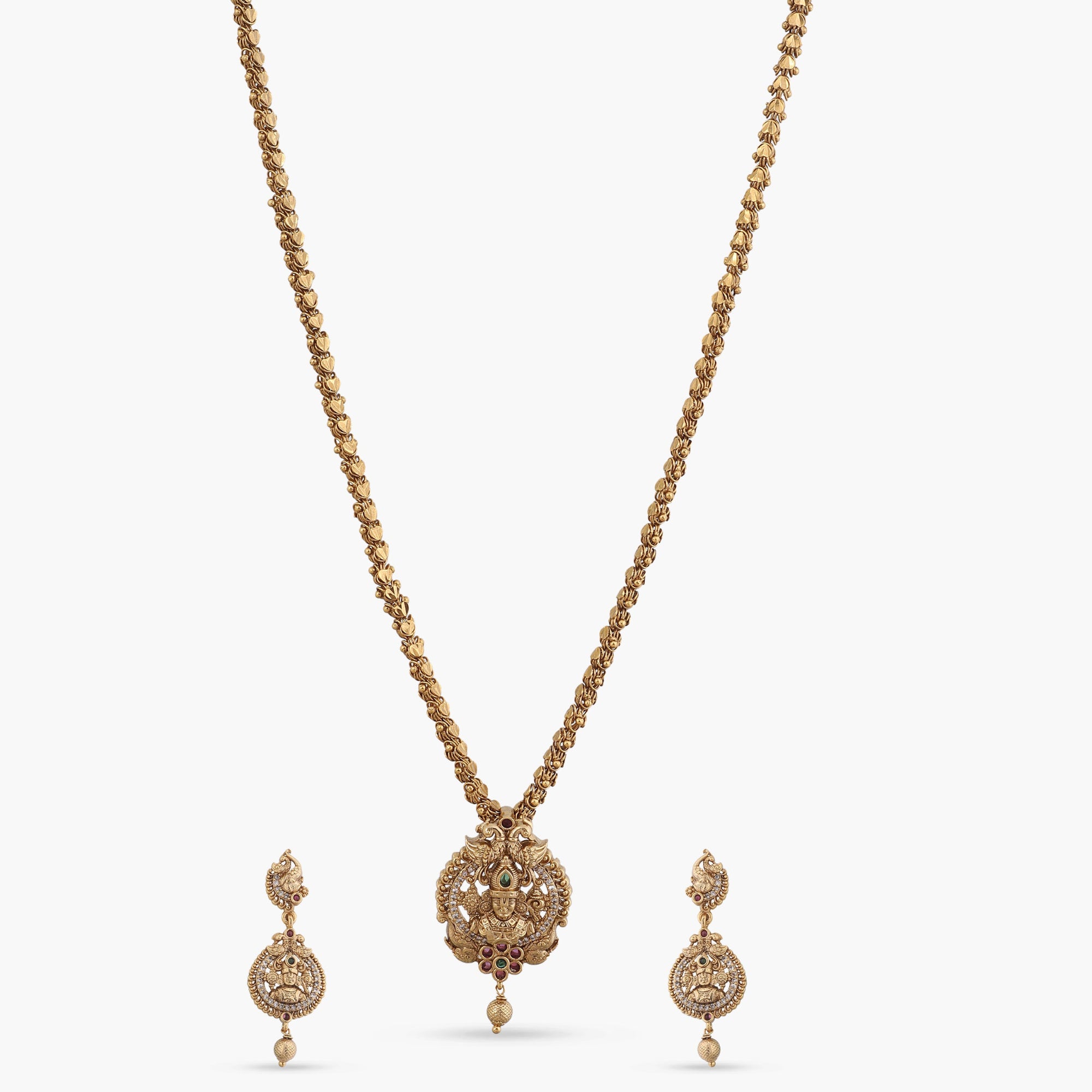 Kriti Antique Pendant Set