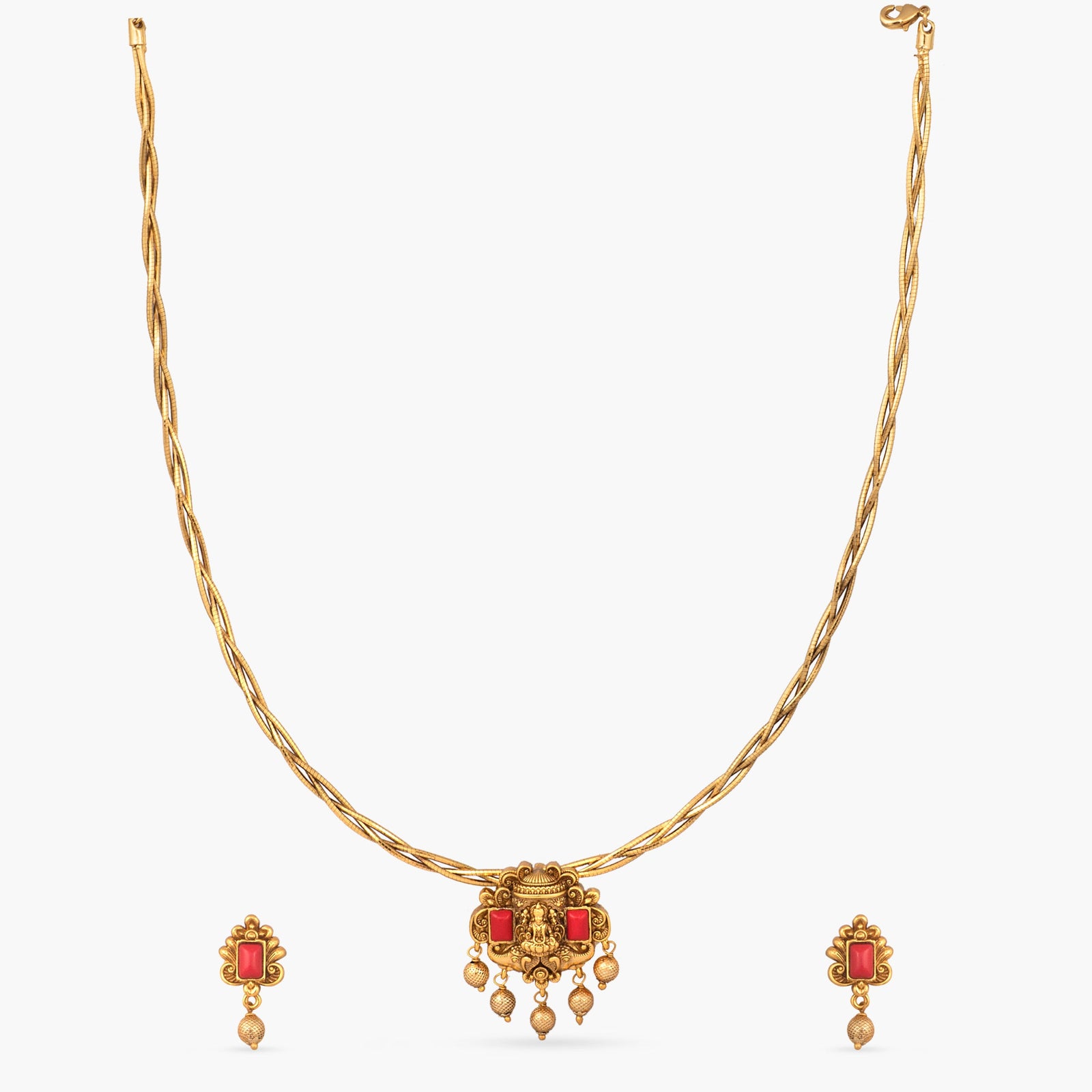Ruchira Antique Pendant Set