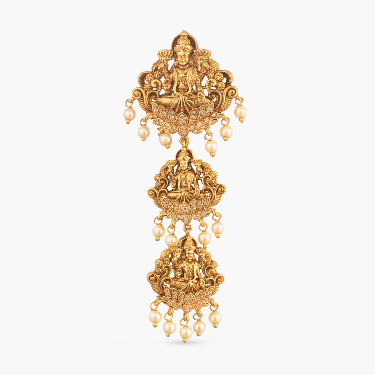 Vedashri Antique Hair Brooch