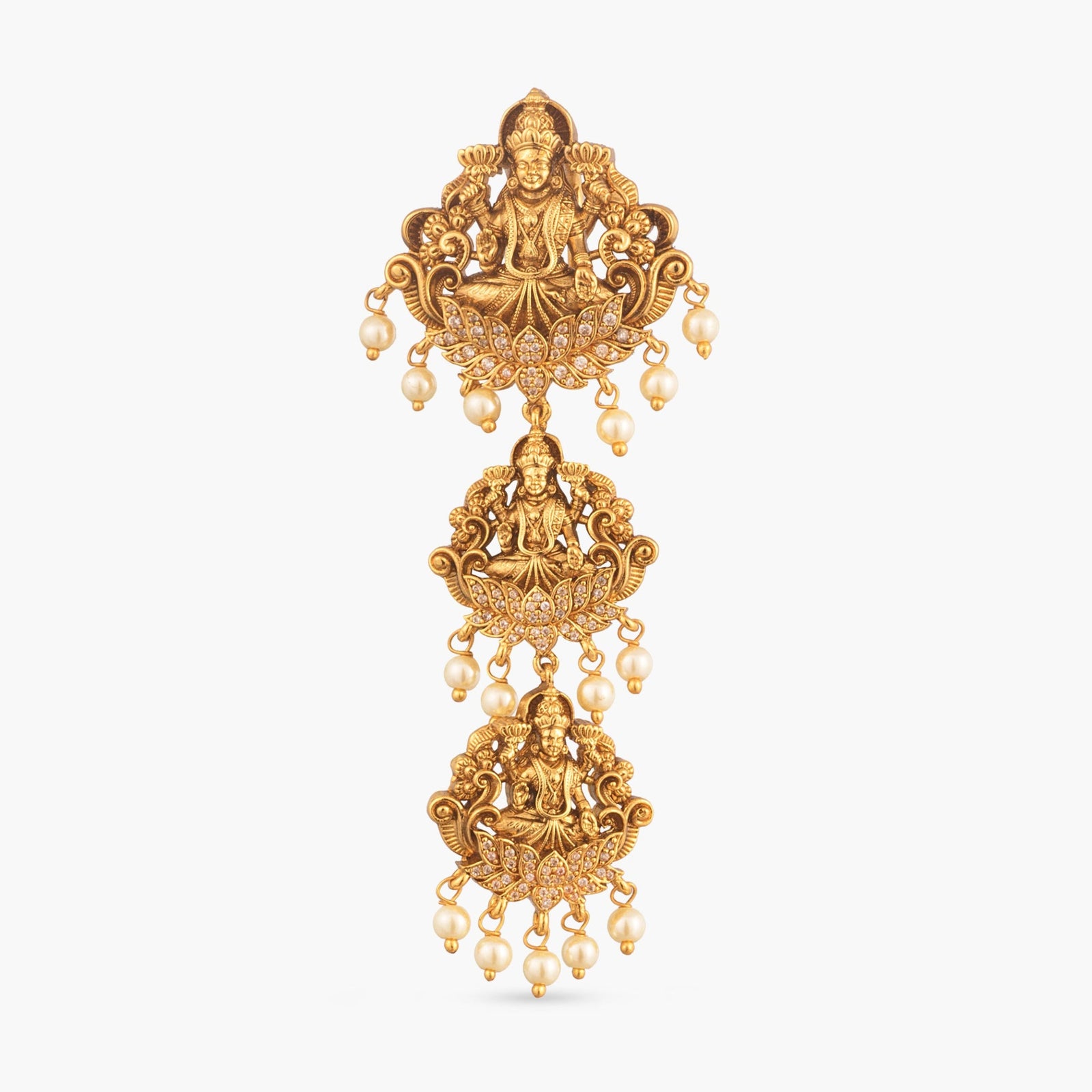 Vedashri Antique Hair Brooch