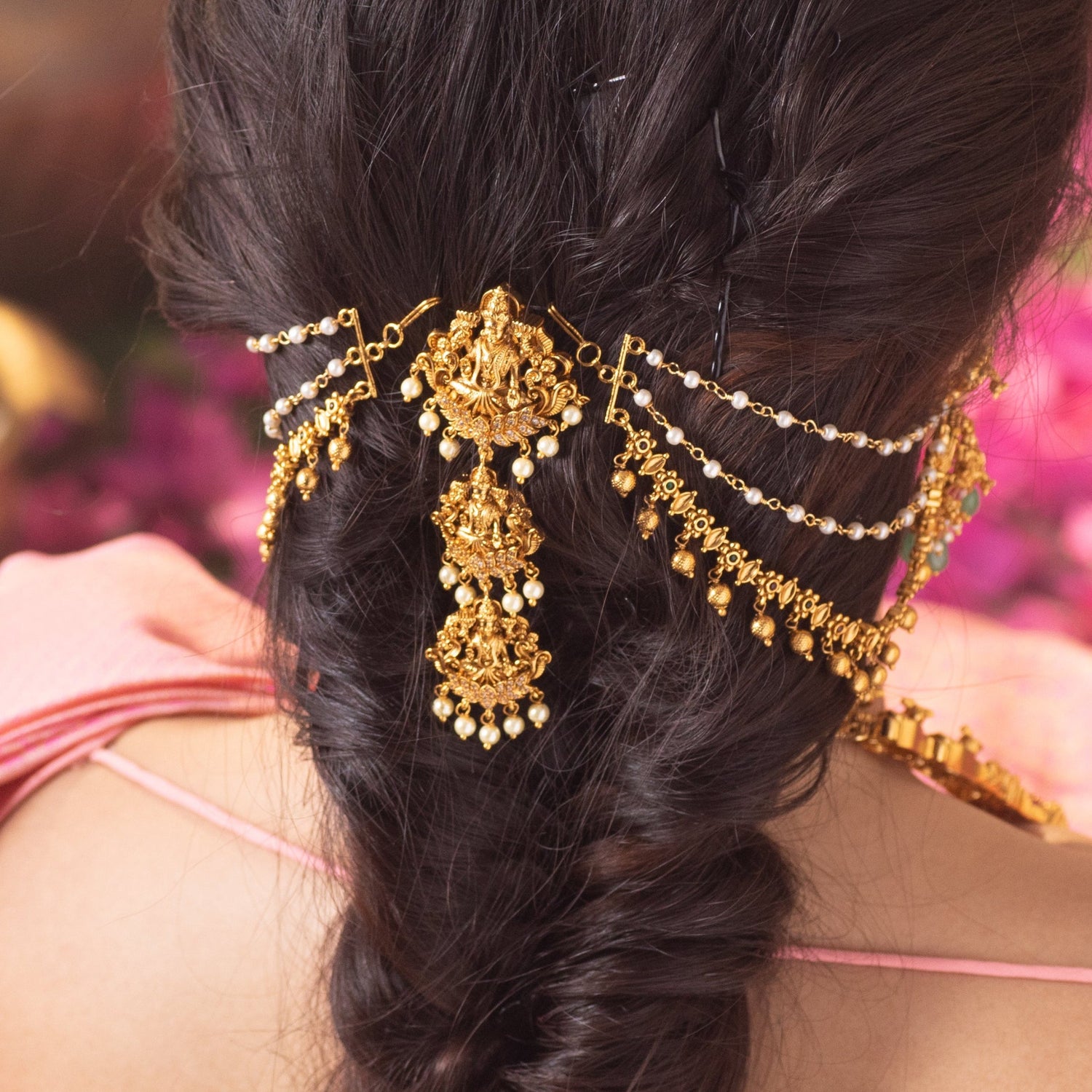 Vedashri Antique Hair Brooch