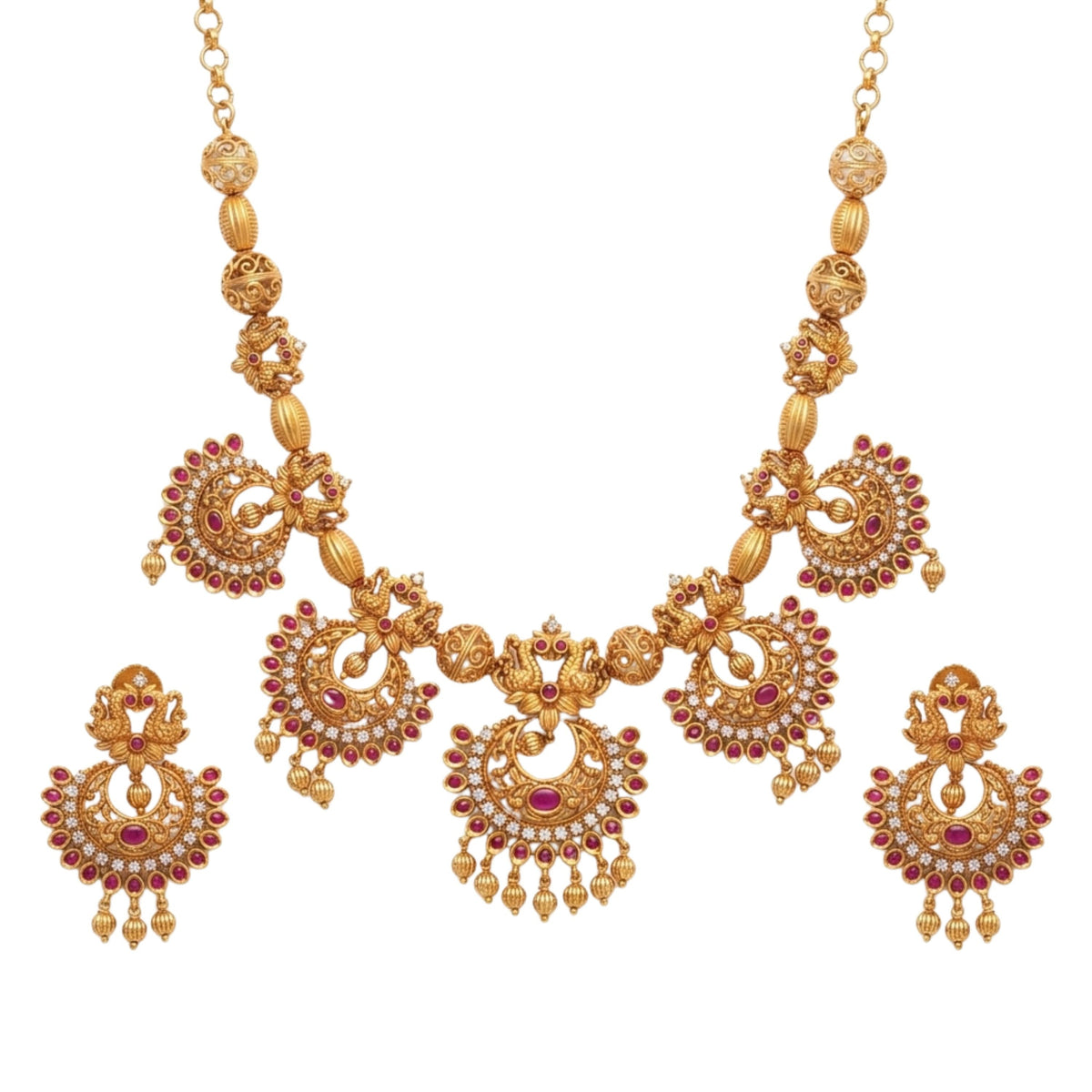 Aarini Antique Necklace Set