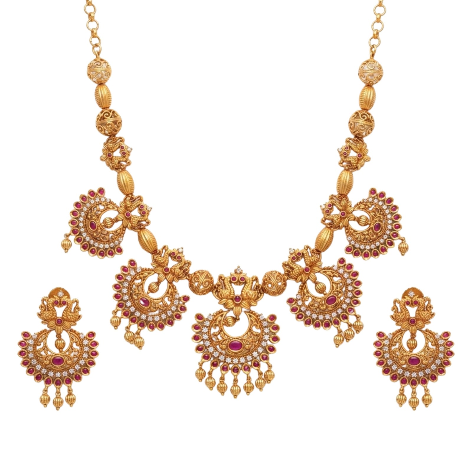 Aarini Antique Necklace Set