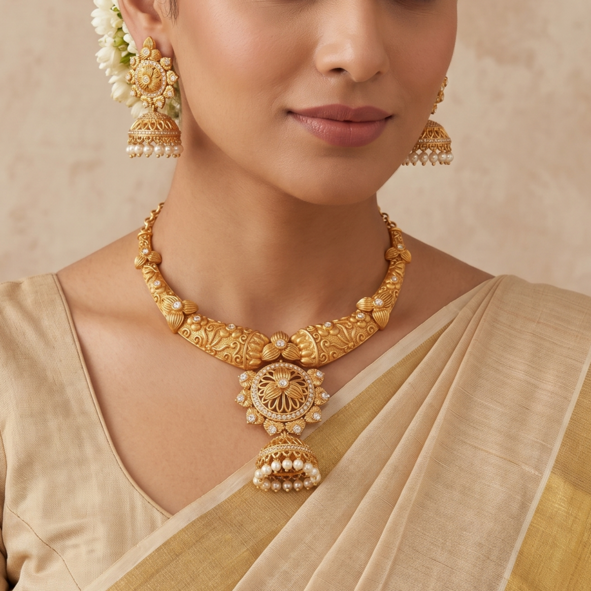Sheva Antique Necklace Set 