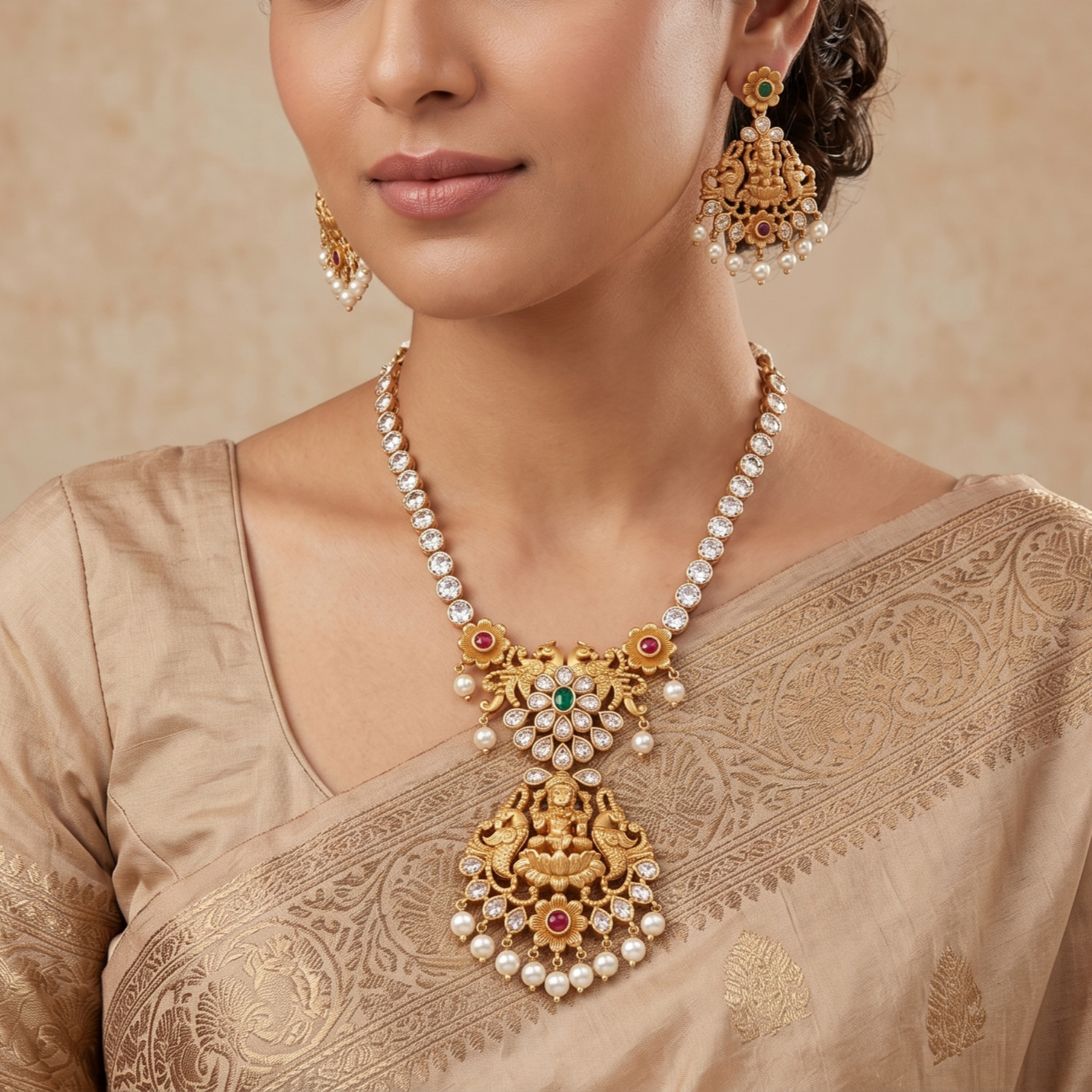 Kamalika Antique Necklace Set