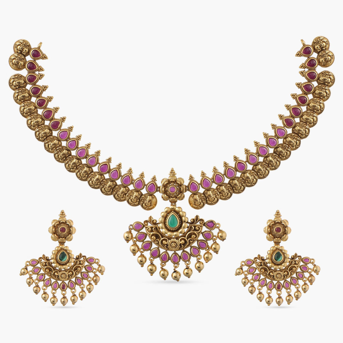 Mudira Antique Necklace Set