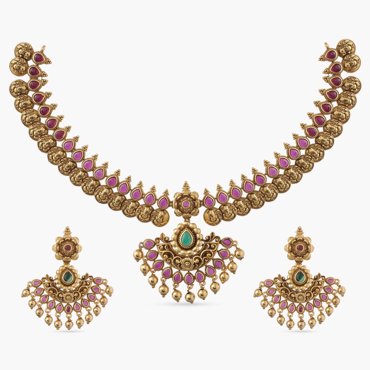 Mudira Antique Necklace Set