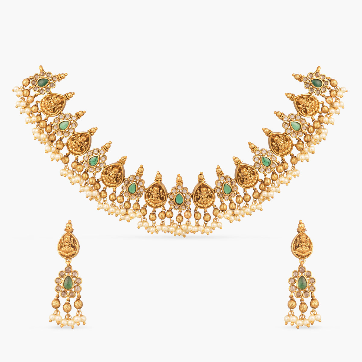Lakshya Antique Necklace Set