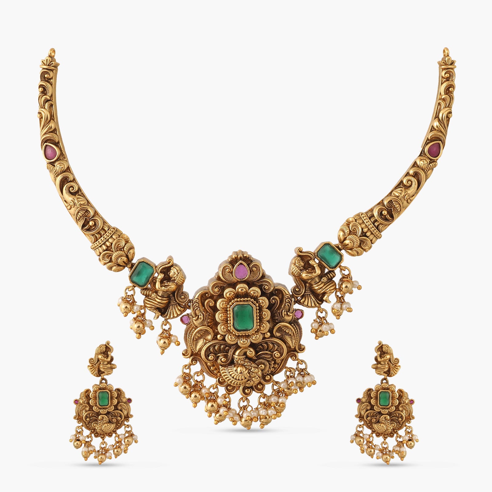 Lavanya Antique Necklace Set