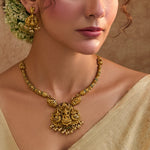 Mahika Laxmi Antique Necklace Set