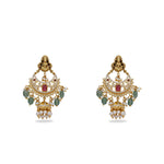 Astha Lakshmi Antique Temple Necklace Set