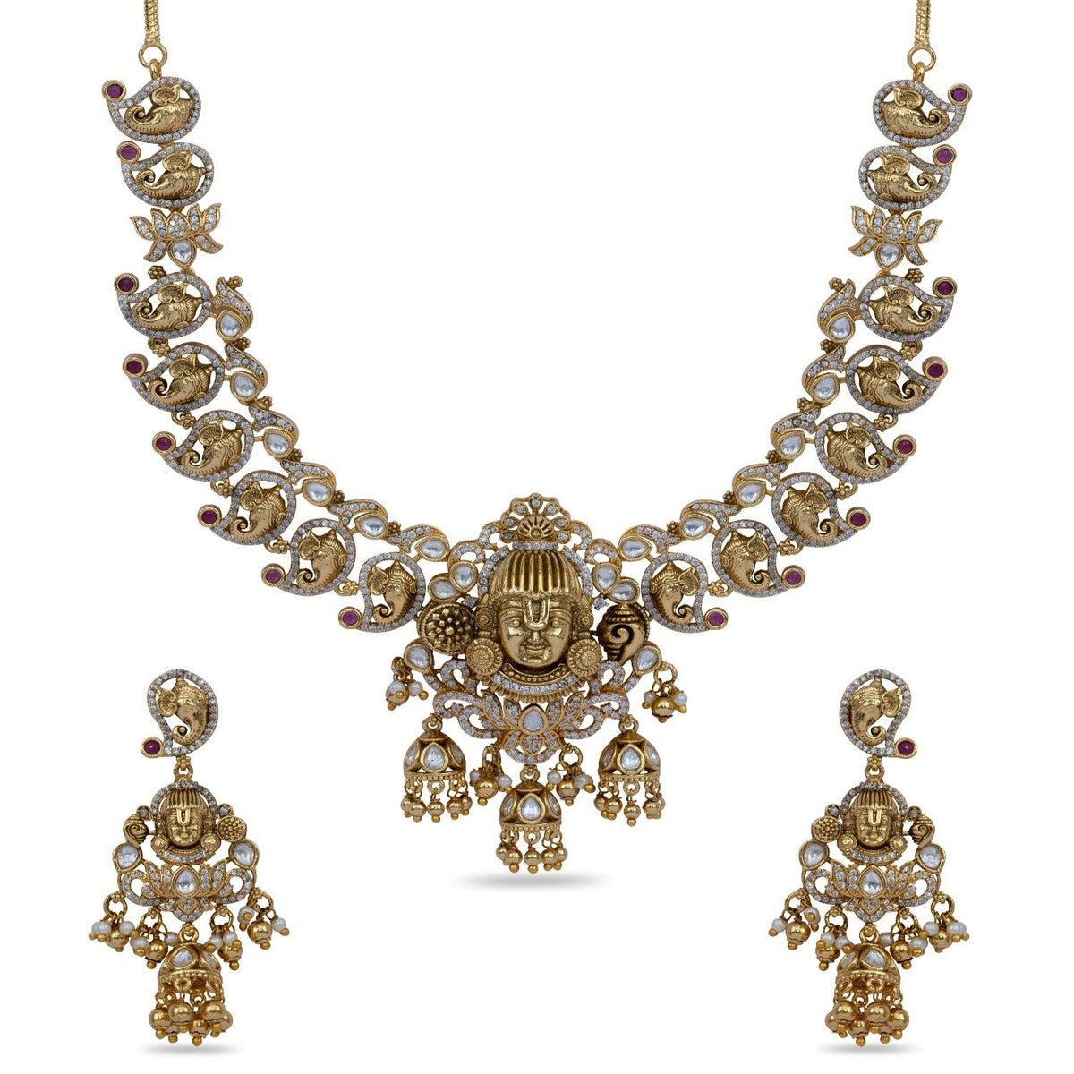 Ajaya Antique Statement Necklace Set