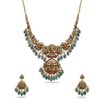 Gana Lakshmi Antique Temple Necklace Set