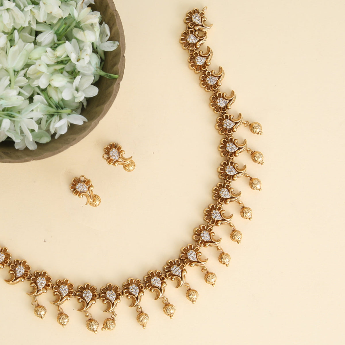 Antara Antique Necklace Set 