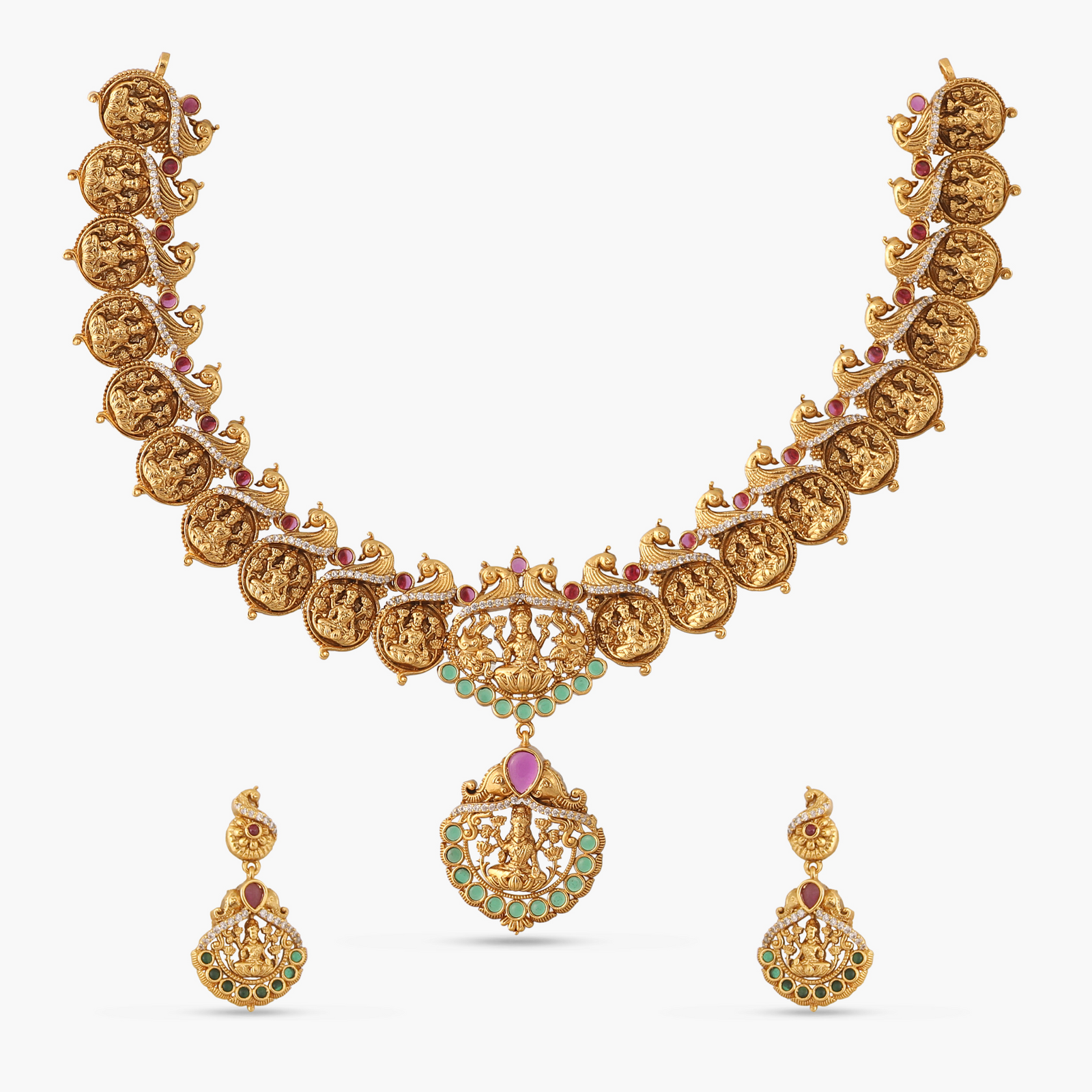 Rajshree Antique Necklace Set