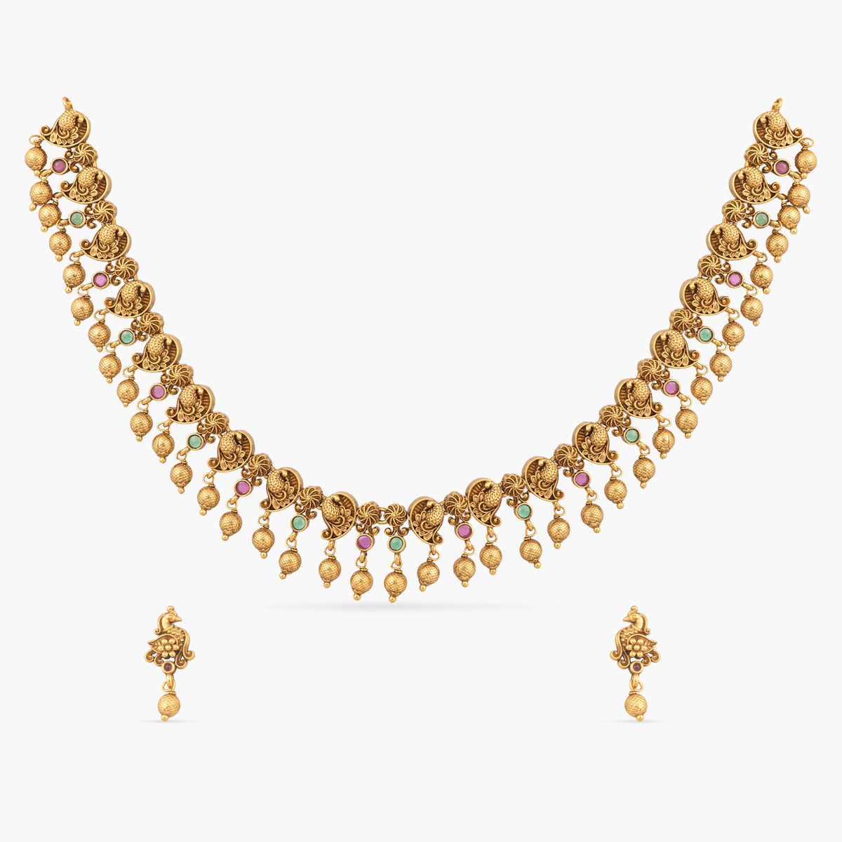 Manjari Antique Necklace Set