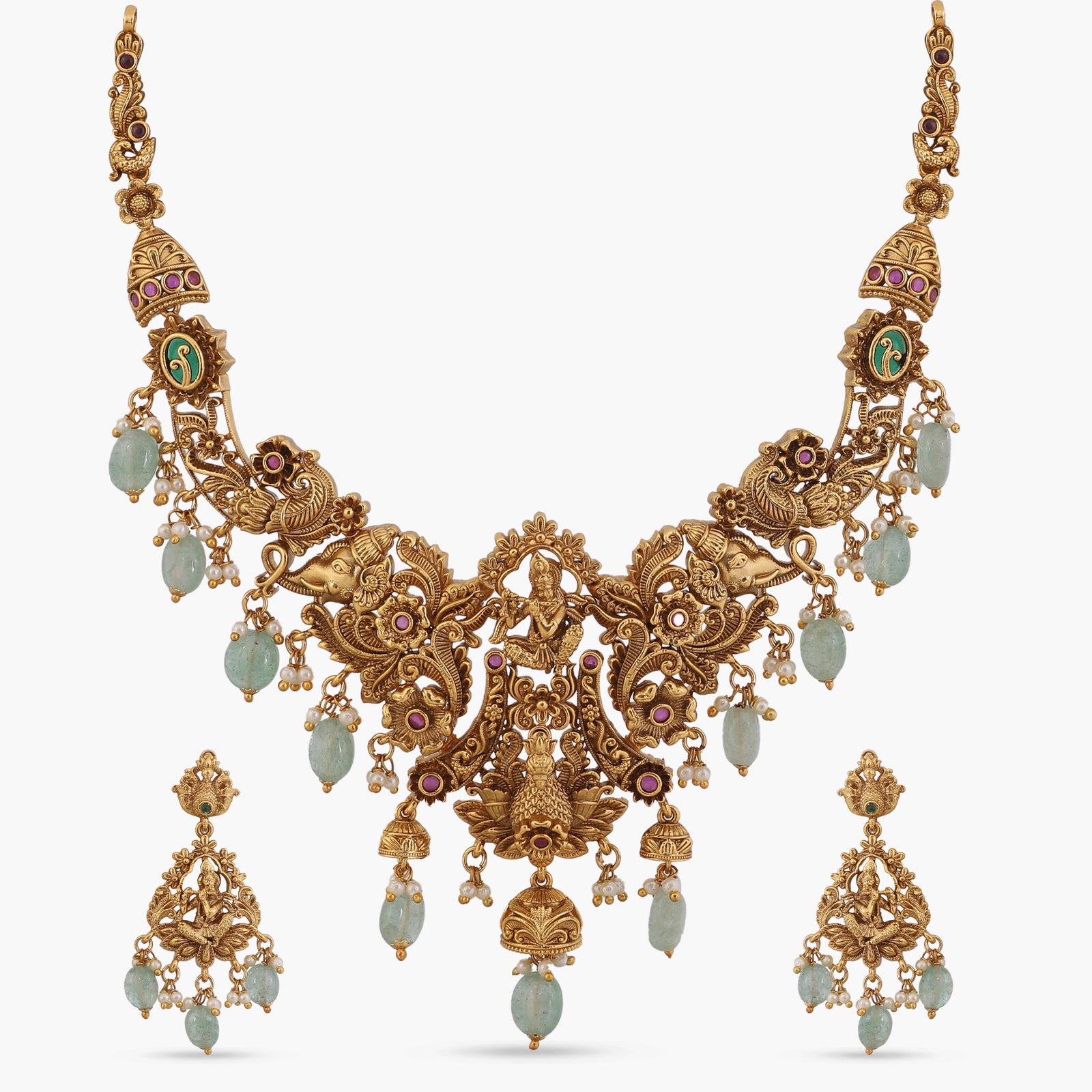 Shayari Antique Necklace Set