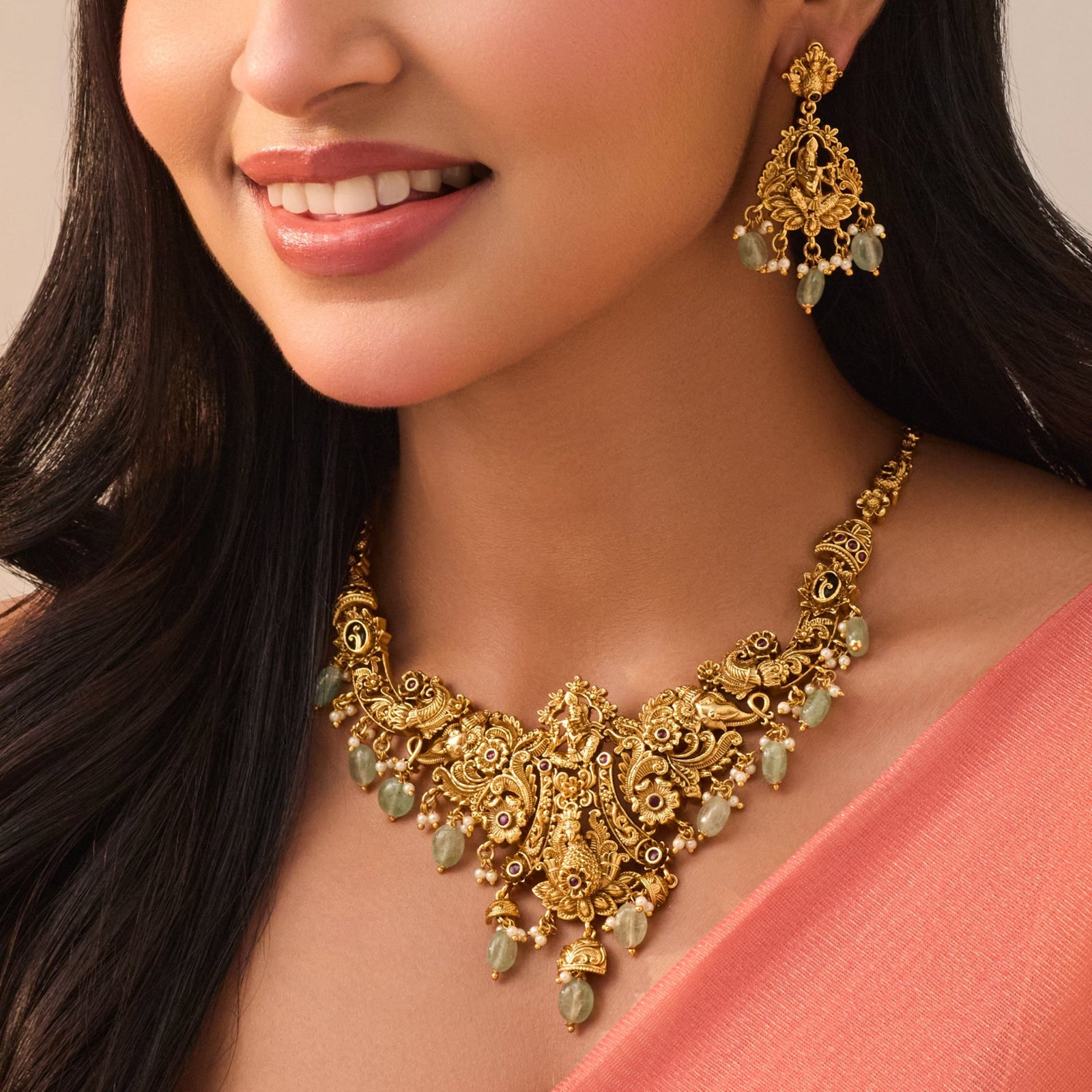 Shayari Antique Necklace Set