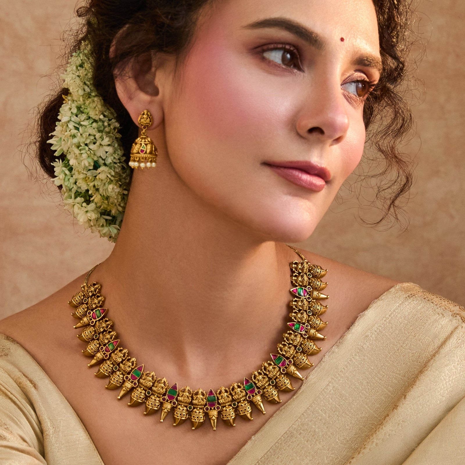 Vaishali Antique Necklace Set