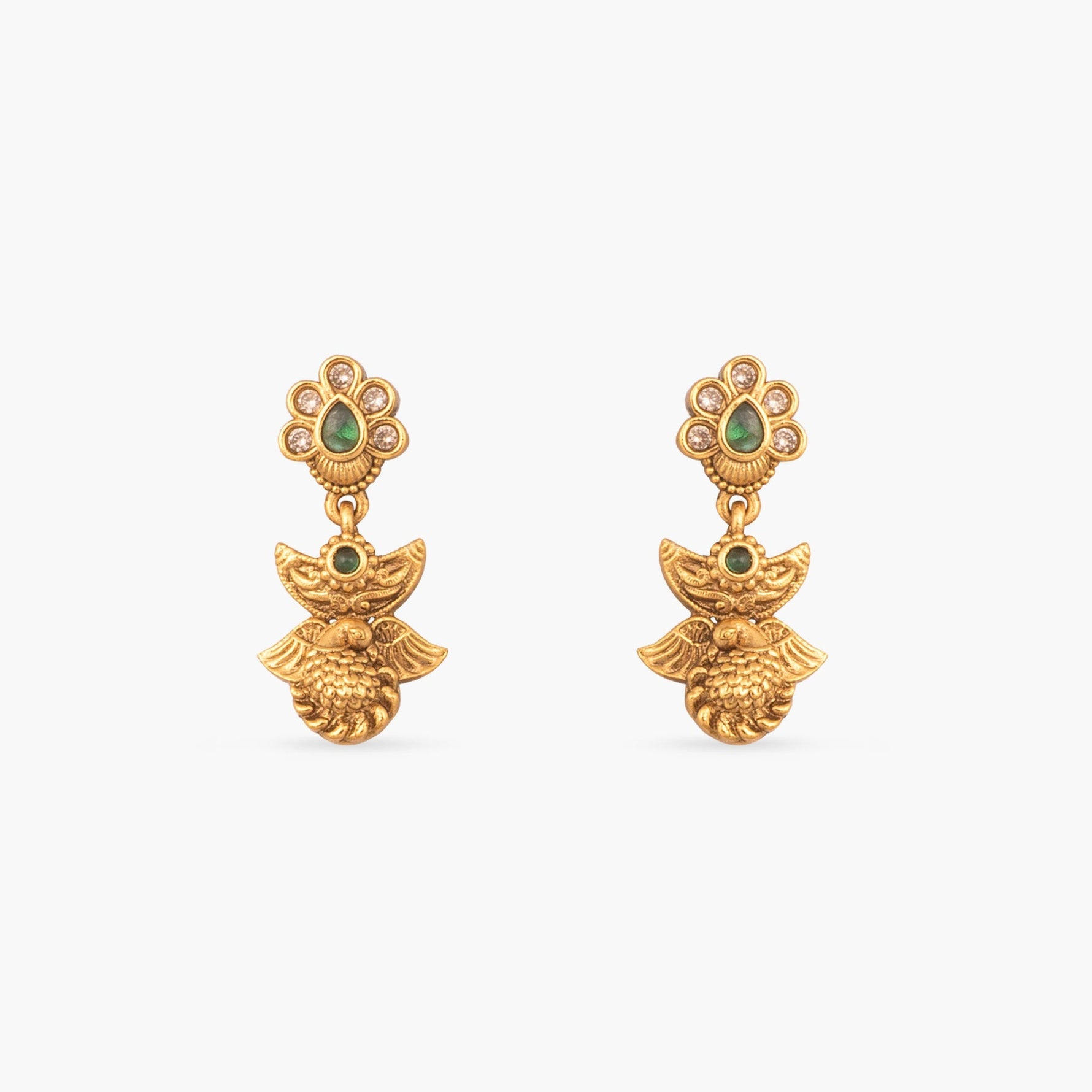Trinayani Antique Necklace Set