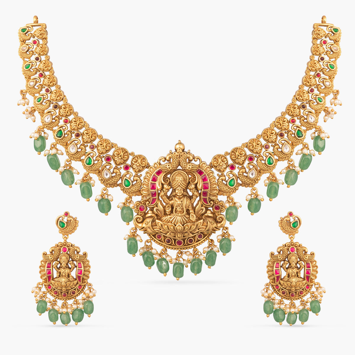 Kavirika Temple Necklace Set