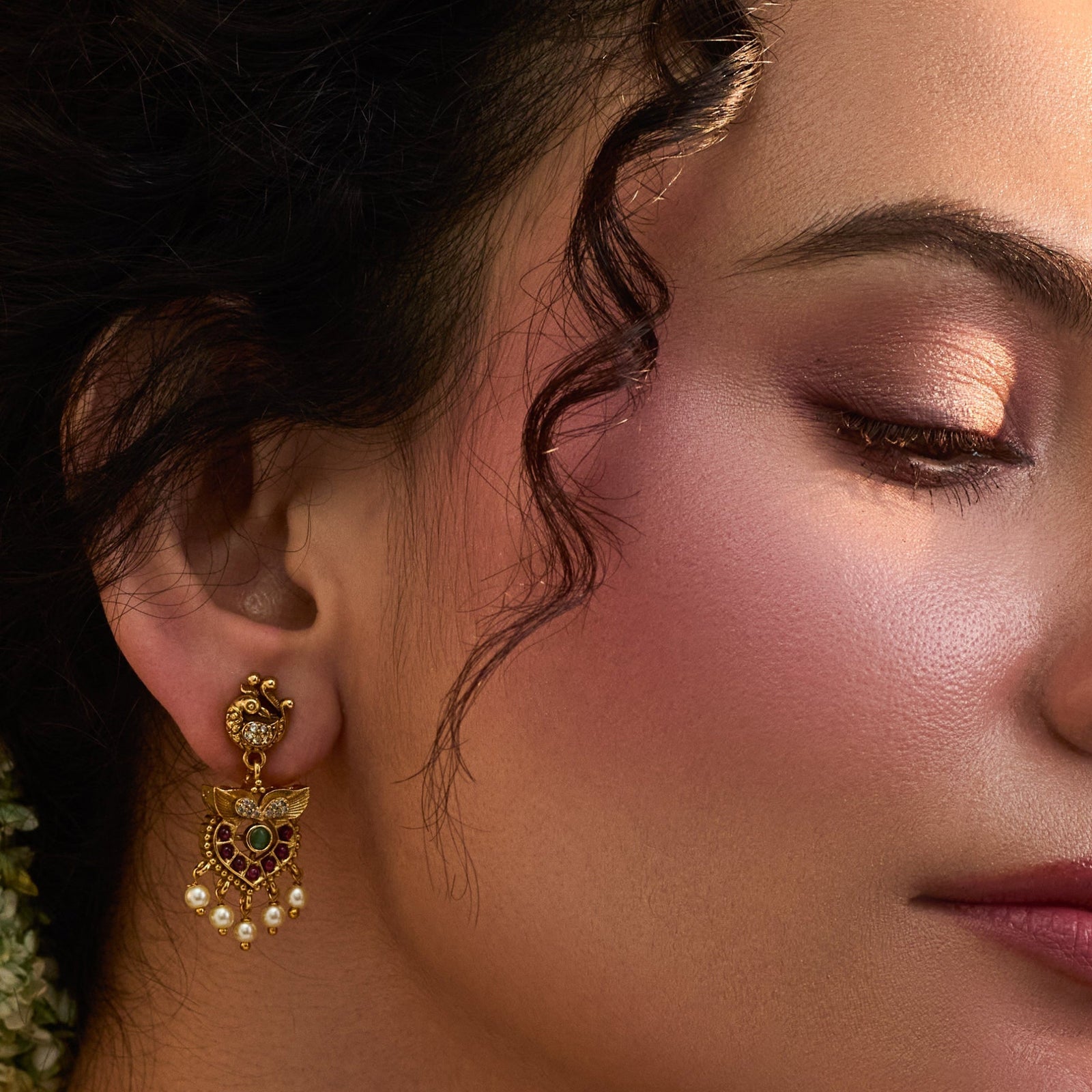 Mayuri Antique Drop Earrings