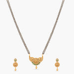 Eshwari Antique Black Beads Necklace Set