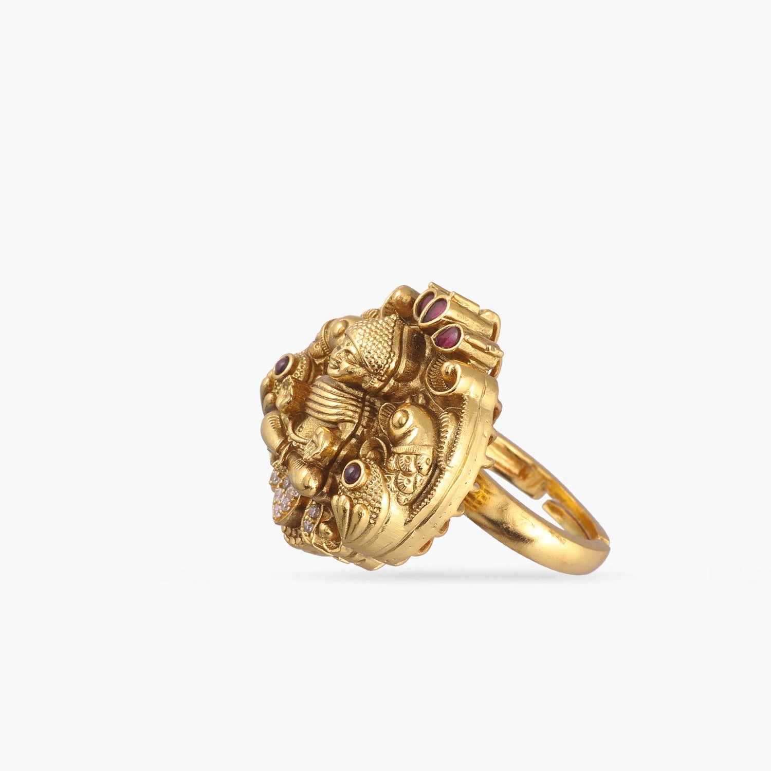 Flower Design Antique Ring