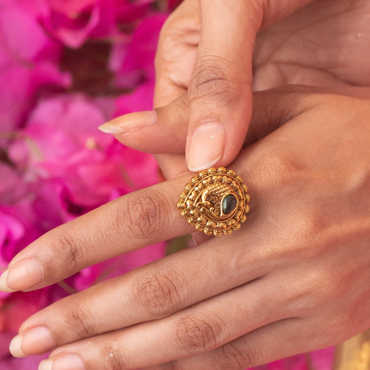 Prisha Antique Finger Ring