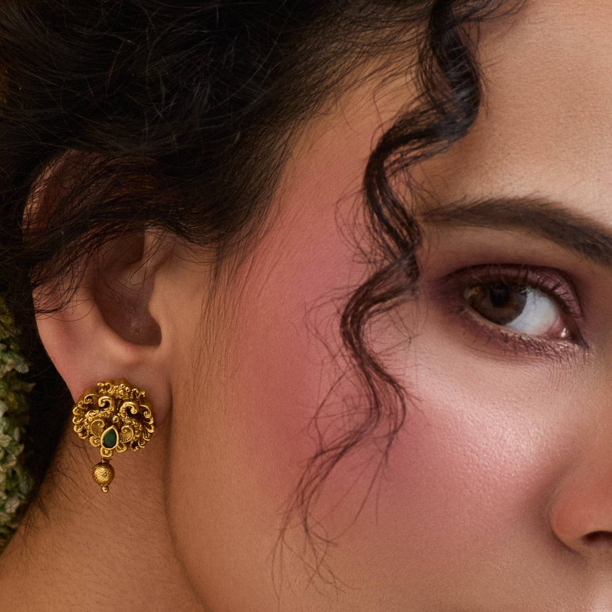 Ishvika Antique Drop Earrings