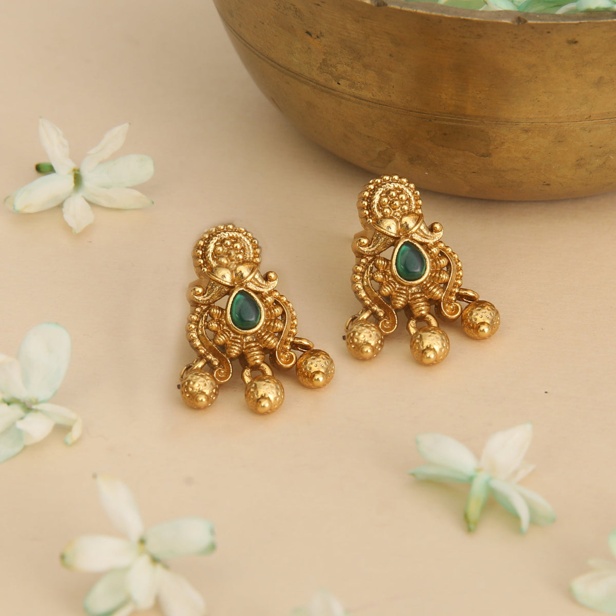 Bithi Antique Drop Earrings