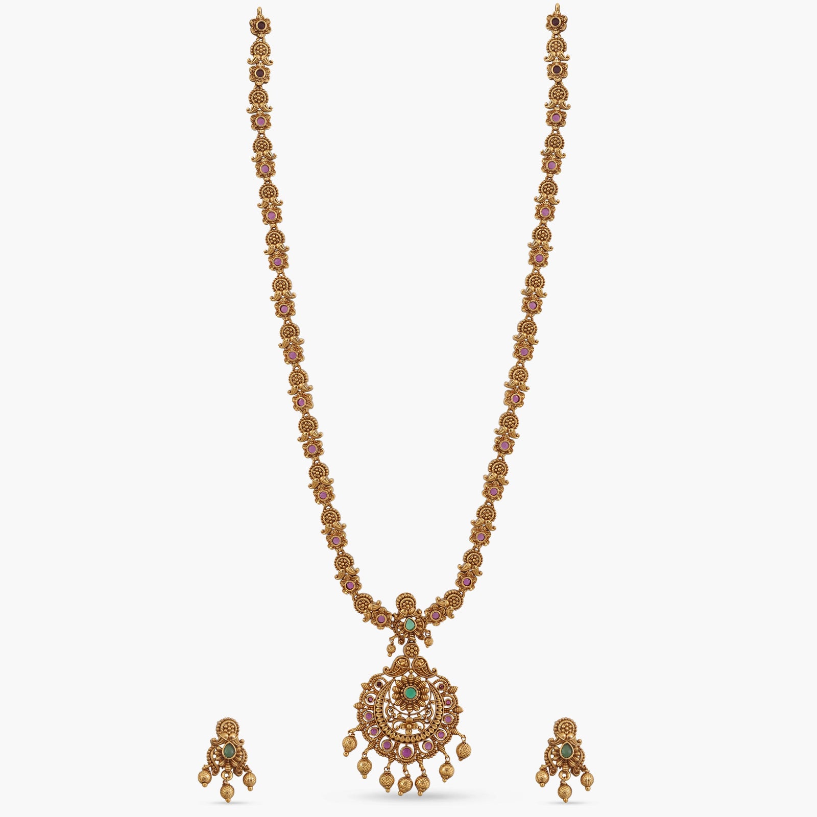 Raima Antique Long Necklace Set