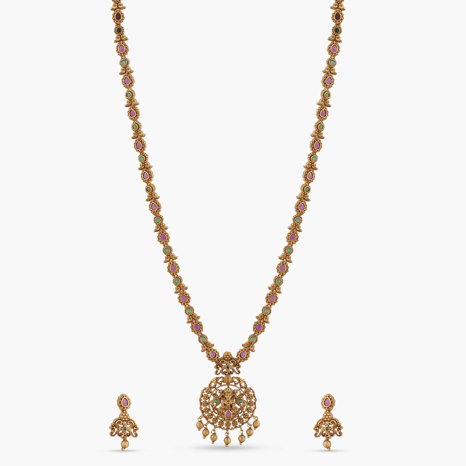 Divyani Antique Long Necklace Set