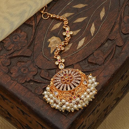 Simmi Antique Maang tikka