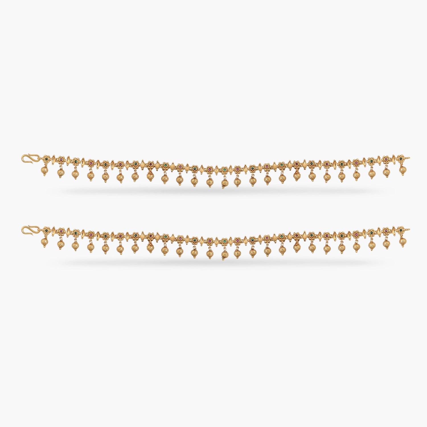 Meghna Antique Anklets