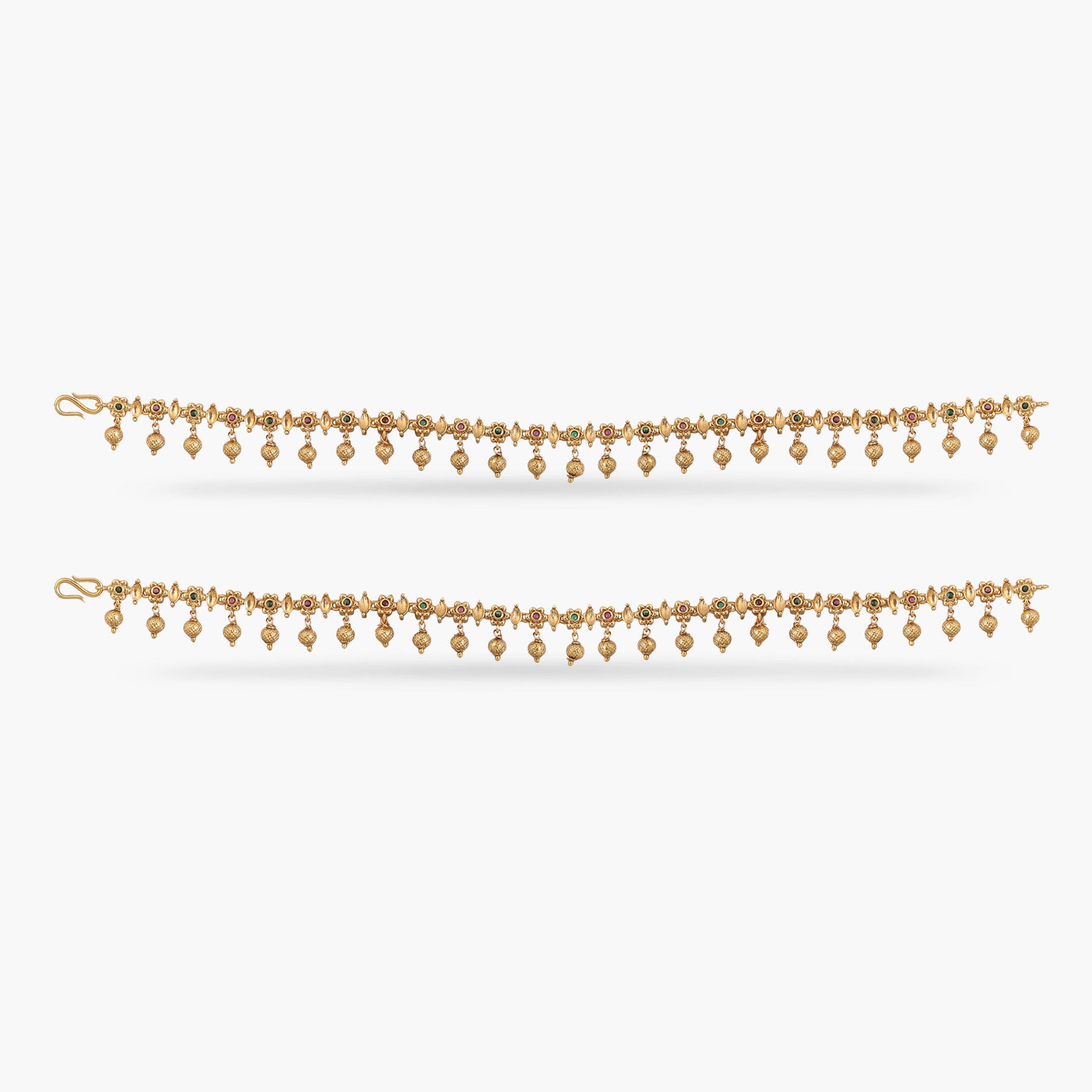 Meghna Antique Anklets