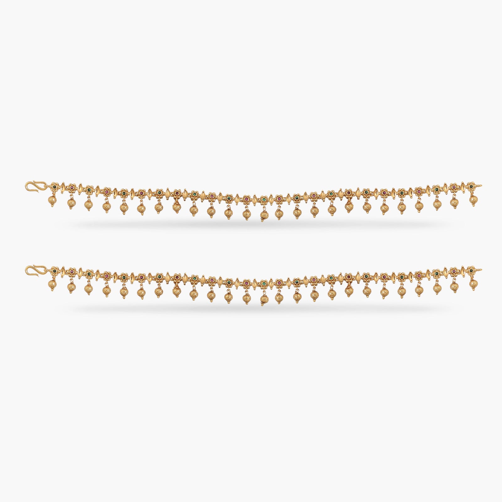 Meghna Antique Anklets