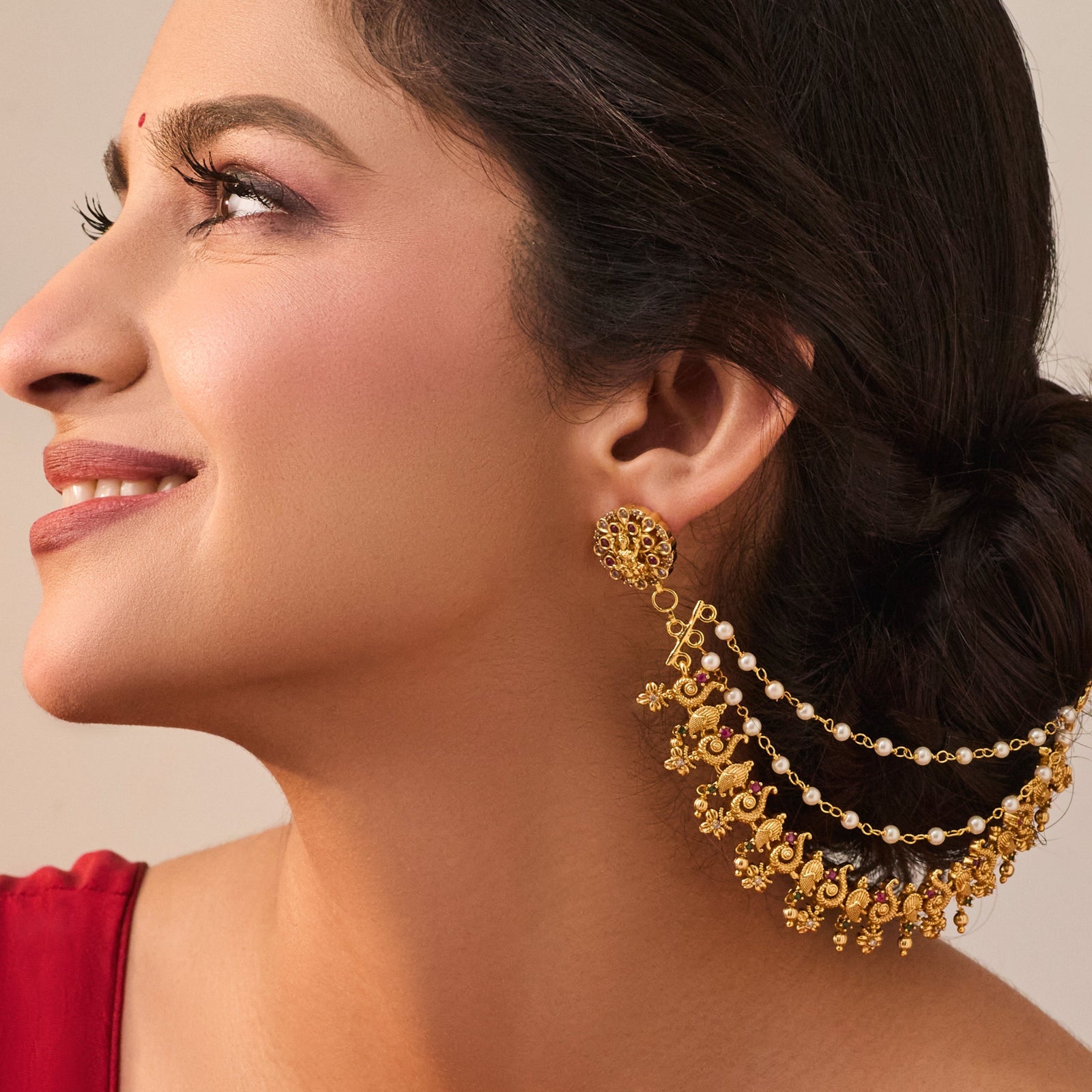 Tanushri Antique Ear Chain