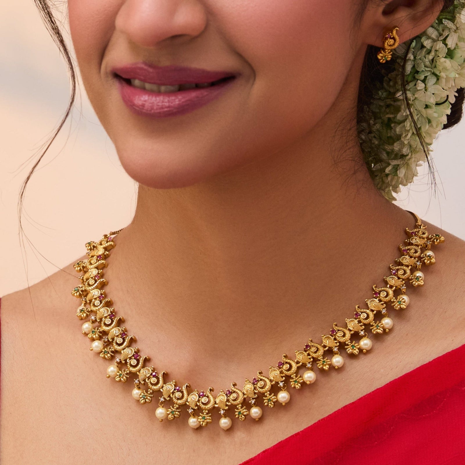 Anvitha Antique Necklace Set