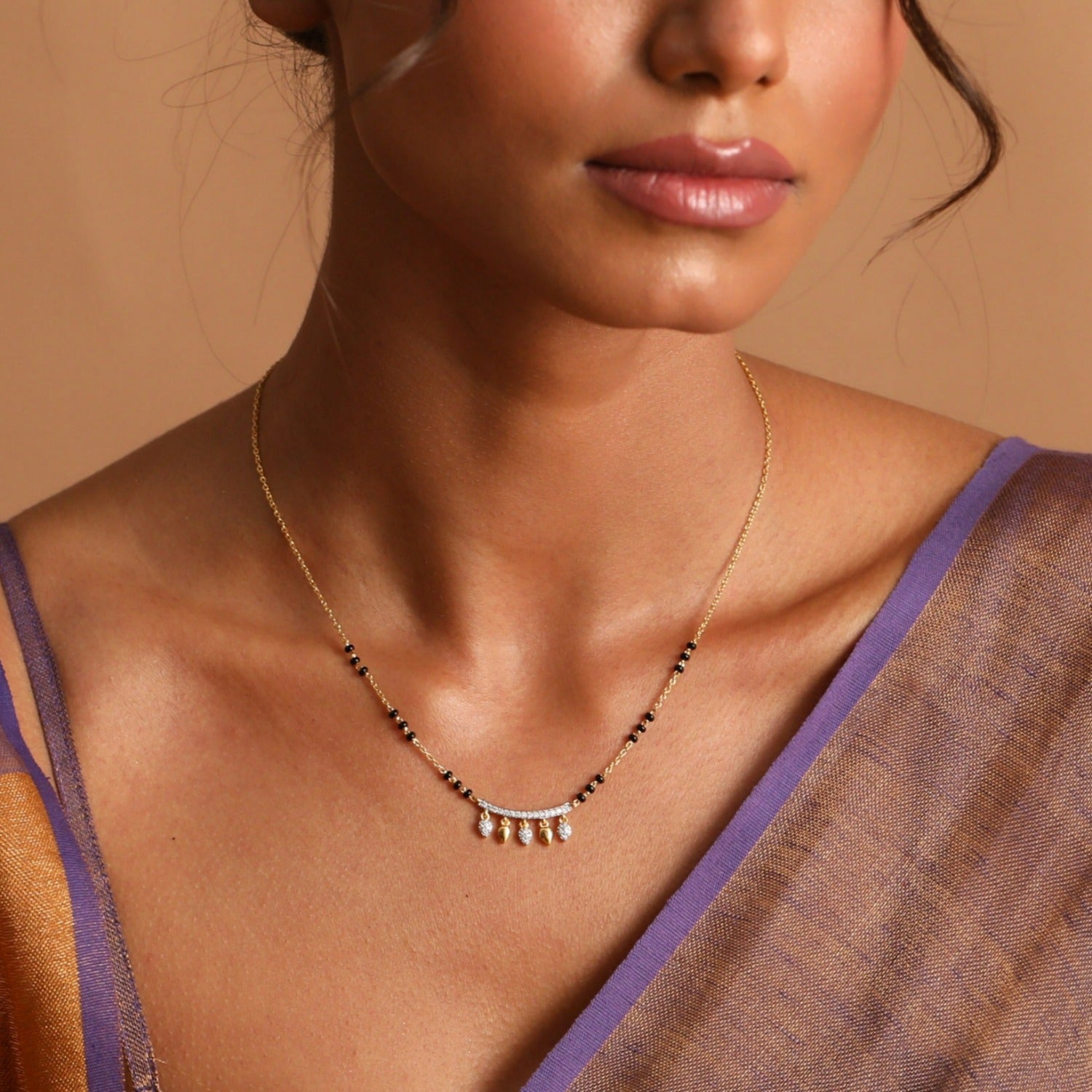 Arka CZ 925 Silver Mangalsutra