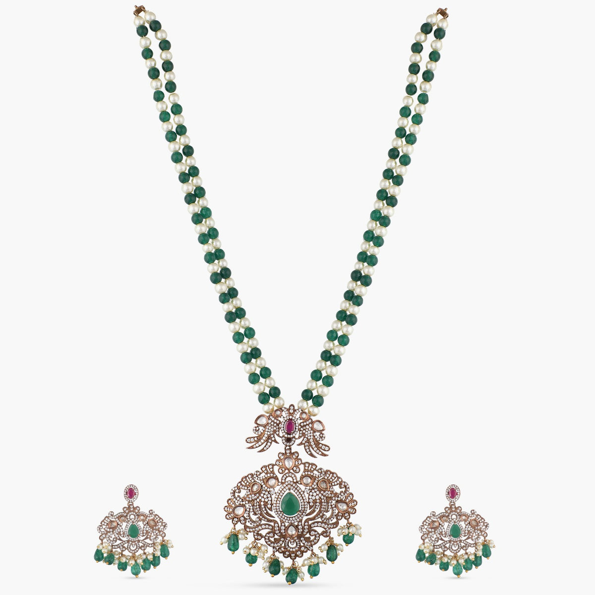 Marion Nakshatra CZ Necklace Set