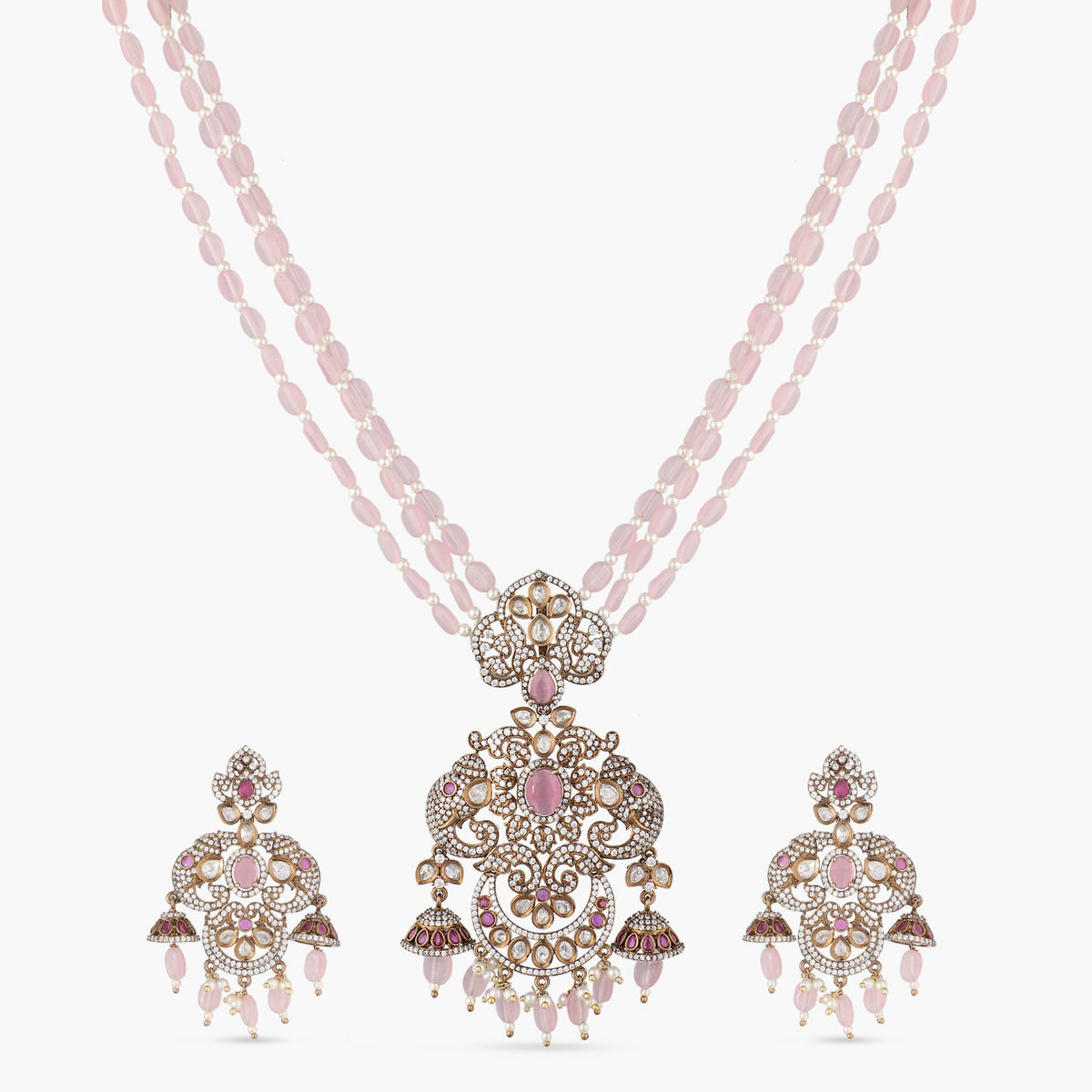 Nora Nakshatra CZ Necklace Set